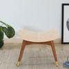 Zuno Seating Stool in Beige Color