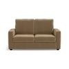 Apollo Sofa Set (Colour : Fawn Velvet, Cushion : Hard, Back Type : High Back, Seater : 2+1+1)