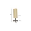 off-white cotton table lamp with Steel Base -41