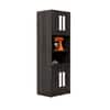 Hexa Red Crockery Unit Multipurpose Wooden Storage Cabinet in Flower Wenge Colour