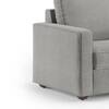 Apollo 2 Seater Fabric Sofa in Vapour Grey Colour