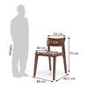 Catria - Gordon 4 Seater Dining Table Set (Finish- Teak)