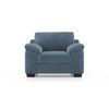 Esquel Essential 1 Seater Fabric Sofa In Ocean Weave