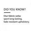 Corby Premium 2 Seater Fabric Sofa in Cobalt Colour