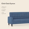 Salford 3 Seater Sofa Cum Bed In Baltic Blue Colour