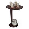 Cypress Solid Wood Side Table in Mahogany Finish