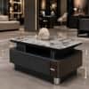 The Sovereign Premium Marble Top Coffee Table with Storage