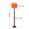 Devansh Wooden Floor Lamp