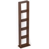 Walten Engineered Wood Bookshelf in Brown Maple