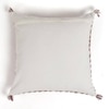 Embroidered Rust Linen Cushion Cover
