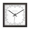 Classic Wooden Wall Clock with Worded Hour Dial and Precision Markings