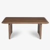 Anish Fusion Solid Wood Nested Coffee Table in Brown Colour
