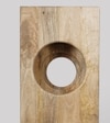 Pinky Solid Wood  Bookshelf in Natural Finish