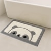 Luxe Home Canada Panda Bath Mat (40x60 cm) Grey