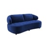 Henry Velvet 2 Seater Sofa Navy Blue Color