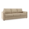 Apollo 3 Seater Fabric Sofa in Sandshell Beige Colour