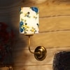 Devansh Metal Electric Wall Light in Gold Colour with Multi Shade Count of 1 Light