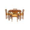 faun solid wood  4 seater Dining table in  Provincial Teak