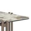 Paloma Marble Side Table in Saturn Spanish Ceramic Finish