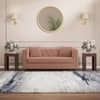 Windsor Premium 2 Seater Fabric Sofa in Mocha Mouse Velvet Colour