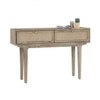 Scandinavian Forres Oak Console Table in Beige Colour