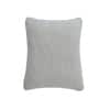 Flora Light Grey  And Vanilla Grey Melange Cushion Cover 18X18 Inches