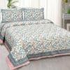 Paolo Multicolor Abstract 180 TC Cotton Double Size Bedsheet with 2 Pillow Covers