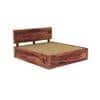 Esra Sheesham Wood Queen Size Bed Box Storage Provincial Teak Finish (60 x 78 inches)