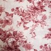 Cora Cream Floral 400 TC Cotton Flat Super King Size Bedsheet with 2 Pillow Covers – Threads