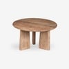 Perivelle Grace Solid Wood 4 Seater Dining Table in Limewash Finish
