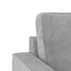 Apollo High Back 3 Seater Fabric Sofa in Granite Weave Colour