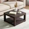 Lisbon Sheesham Wood Tea Table In Mahogany Finish