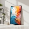 The Castle Decor Modern Abstract Wall Art Framed Painting 20x30 Inch Style 1