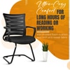 Kepler Brooks Dazzle Visitor Chair in Black Colour