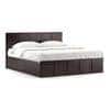Astoria Solid Wood King Size Box Storage Bed In Mahogany Finish