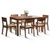 Floyd 6 Seater Dining Table Glass Top With Set Of 6 Kerry Dining Chairs