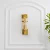 Hayward Brass and Glass Wall Light