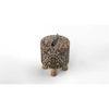 Round Shape Wooden Stool (Red Sal Wood)