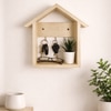Torino Wooden Wall Shelf Organiser With Key Holders