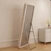 The Artment Unbreakable Beige Square Puff Floor Mirror (160 x 60) cm