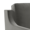 Abbey Sectional Sofa (Colour : Ash Grey Velvet, Cushion : Hard, Seater : Right Aligned 3 Seater + Right Aligned Chaise)