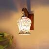 Devansh Solid Wood Electric Wall Light in Brown Colour with Multi Shade Count of 1 Light