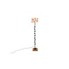 Ellie Multicolour Cotton Shade Floor Lamp