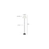 Vera Off-White Cotton shade with Iron floor lamp