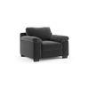 Esquel Premium 1 Seater Fabric Sofa in Pebble Grey Colour