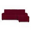 Right Aligned 2 Seater Right Aligned Chaise Magenta Sofa Cover