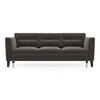 Lewis 3 Seater Fabric Sofa in Smoke Colour