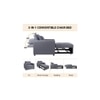 Gilbertson 1 Seater Fold Out Sofa cum Bed  in Grey Colour