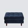 Brit Ottoman in Midnight Blue Colour