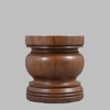 Boj Series Side Table & Bedside Table carved out of Solid Hardwood duly polished in Walnut Finish